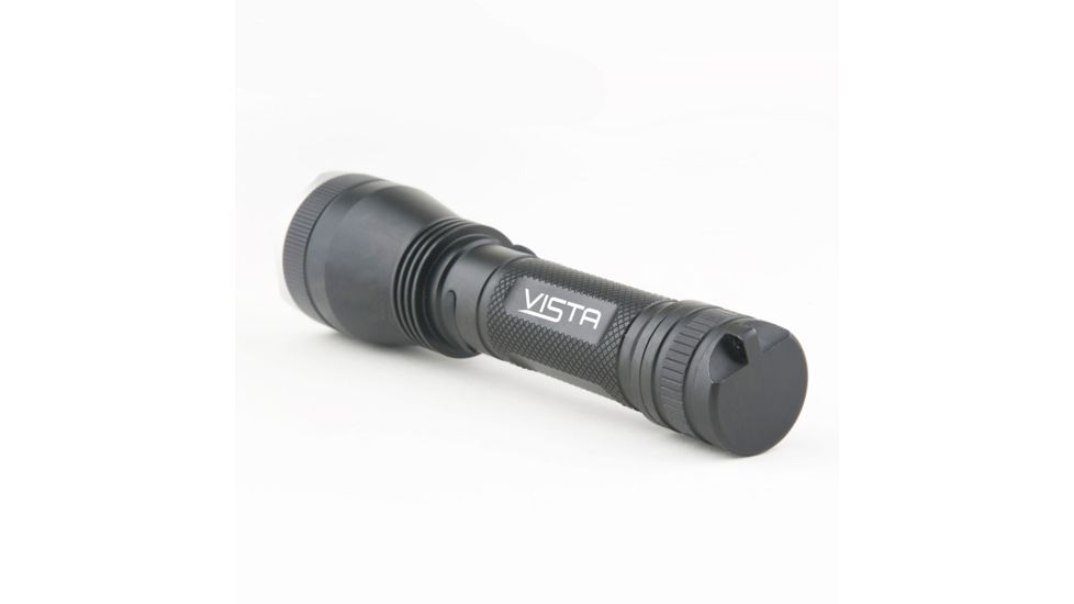 Guard Dog Security Vista 370 Lumen Rechargeable Tactical Flashlight, Black TL-V370 