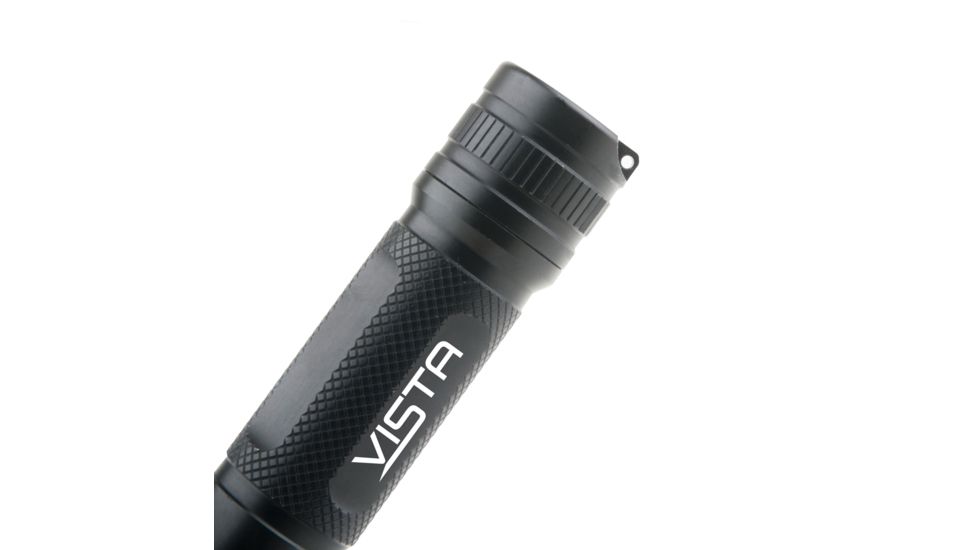Guard Dog Security Vista 370 Lumen Rechargeable Tactical Flashlight, Black TL-V370 