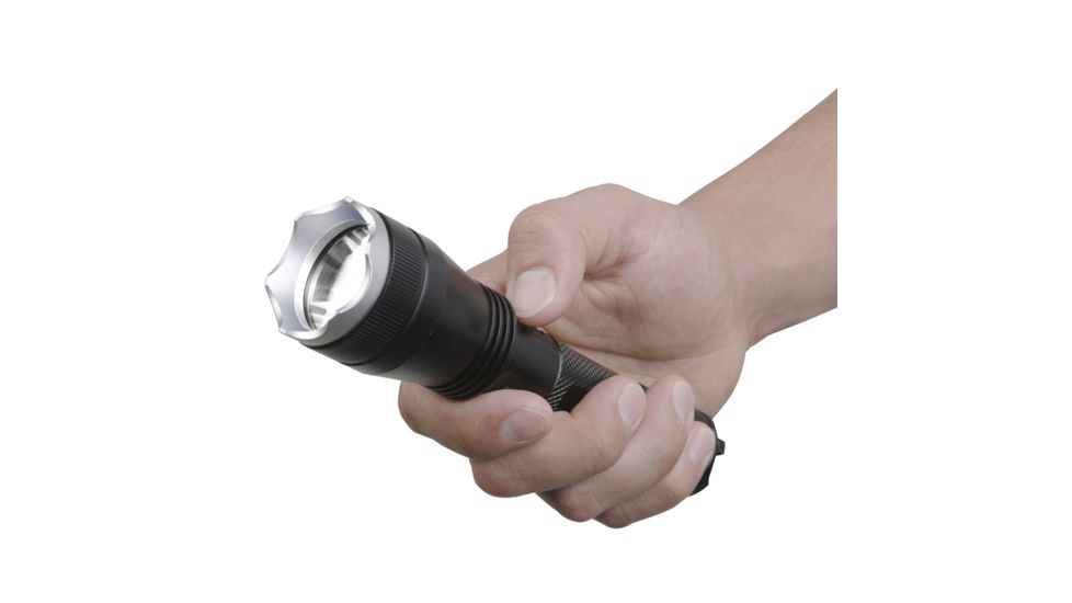 Guard Dog Security Vista 370 Lumen Rechargeable Tactical Flashlight, Black TL-V370 