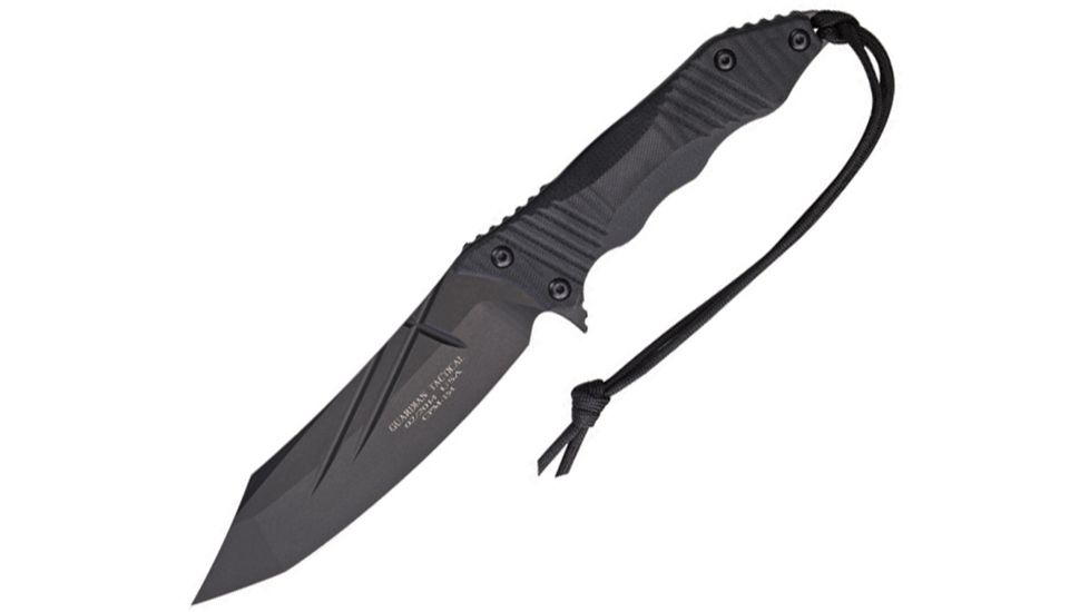 Guardian Patron Fixed Blade Knife, Black GT11121