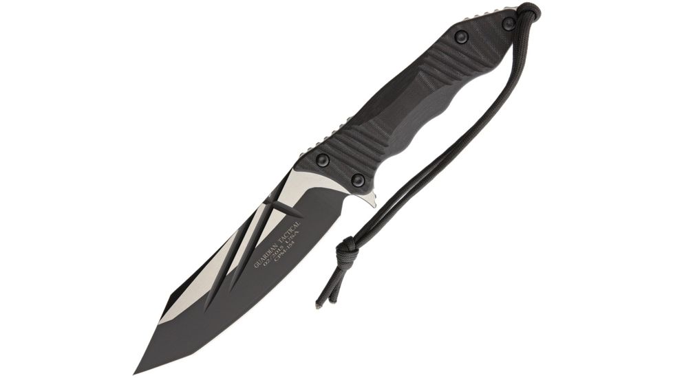 Guardian Patron Fixed Blade Knife, Black/Stainless GT11221