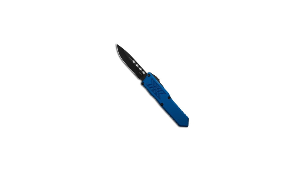 Guardian Tactical Guardian Tactical GTX-025 Blue OTF Automatic Knife 2.5" Black, Blue, Elmax, adult, BHQ-194217
