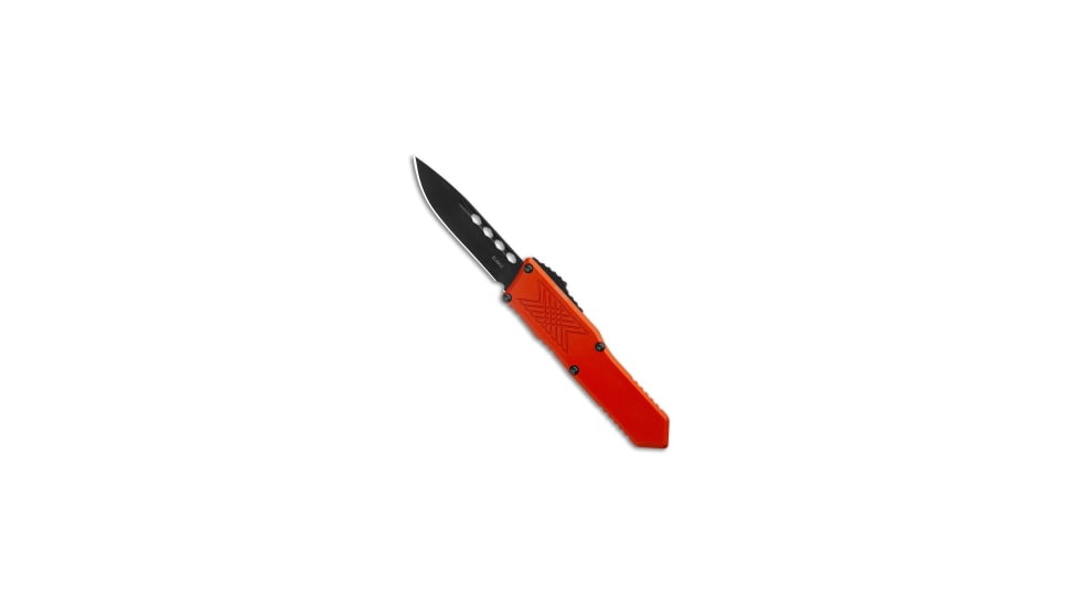 Guardian Tactical Guardian Tactical GTX-025 OTF Automatic Knife Burnt Orange Aluminum 2.5" Black, Orange, Elmax, adult, BHQ-194582