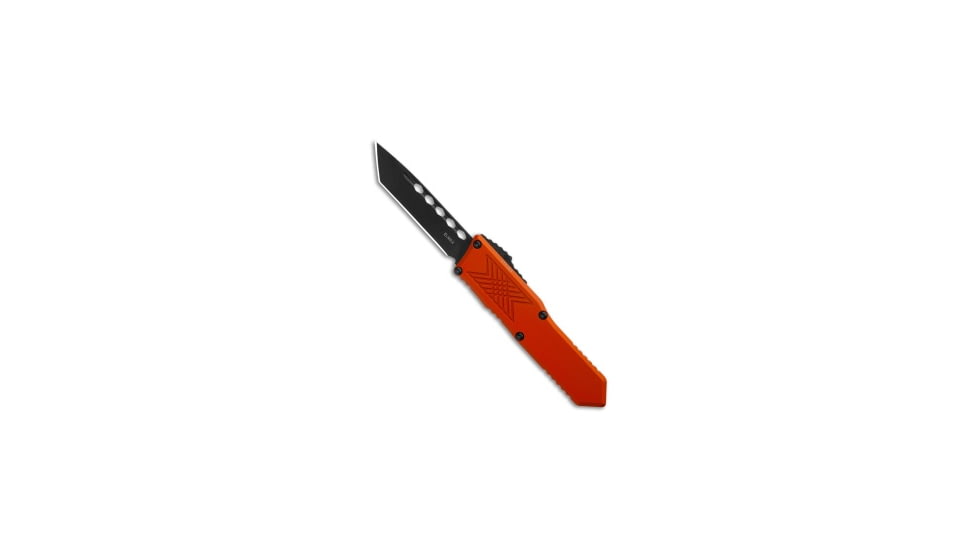 Guardian Tactical Guardian Tactical GTX-025 OTF Automatic Knife Burnt Orange Aluminum 2.5" Black, Orange, Elmax, adult, BHQ-194586