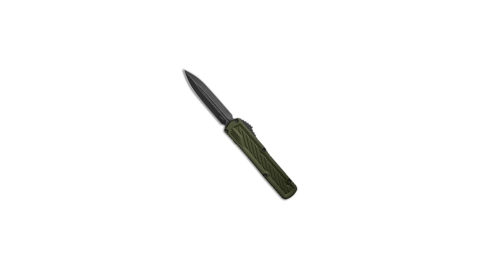 Guardian Tactical Guardian Tactical Scout D/E OTF Knife OD Green Aluminum 3.5" Dark SW Elmax, OD Green, Elmax, adult, BHQ-215911