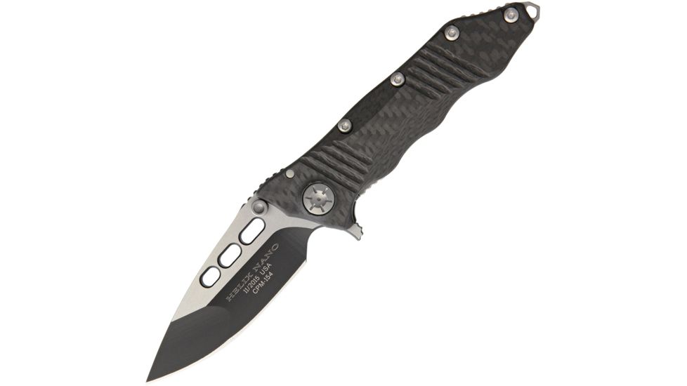 Guardian Tactical Helix Nano Carbon Fiber Folding Knife,3.25in,CPM-154 Steel,Standard Edge,Black and Satin,Black,Carbon Fiber Handle GT62211