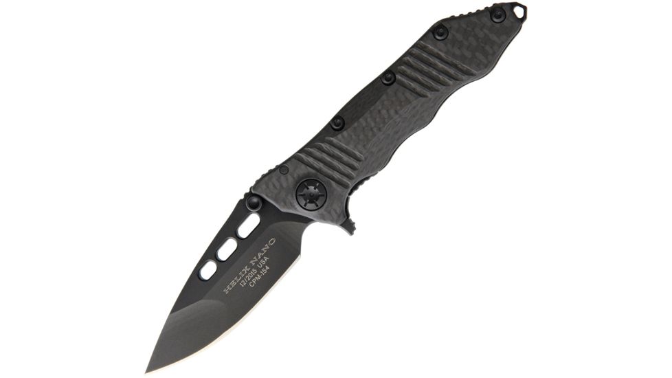 Guardian Tactical Helix Nano Carbon Fiber Folding Knife,3.25in,CPM-154 Steel,Standard Edge,Black Carbon Fiber Handle GT62111