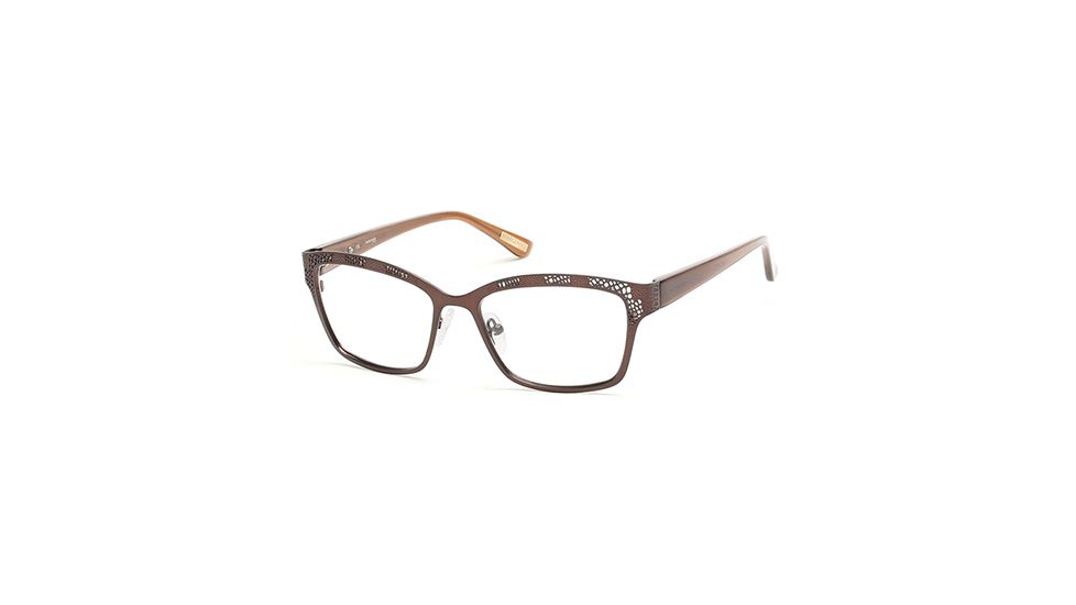 Guess By Marciano GM0274 Eyeglass Frames - Matte Dark Brown Frame Color