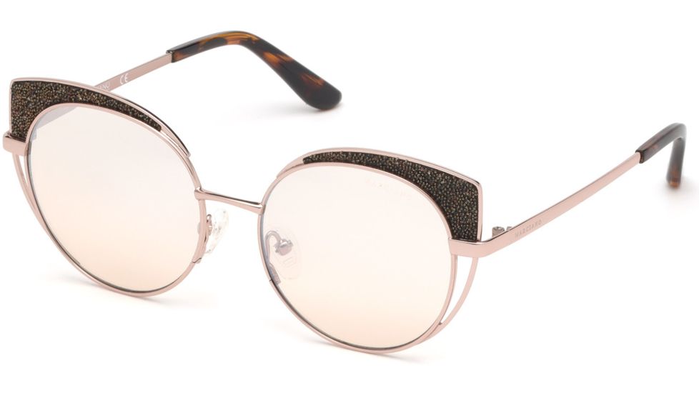 Guess By Marciano GM0796 Sunglasses - Shiny Rose Gold Frame Color, Gradient Lens Color