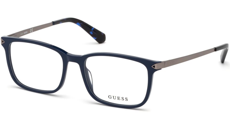 Guess GU1963 Bifocal Prescription Eyeglasses - Blue Frame, 52 mm Lens Diameter GU196352092