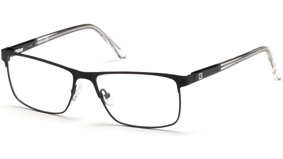 Guess GU1972 Eyeglass Frames - Matte Black Frame Color, Matte Black Lens Color