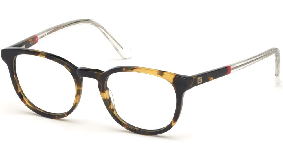 Guess GU1973 Eyeglass Frames - Coloured Havana Frame Color, Coloured Havana Lens Color