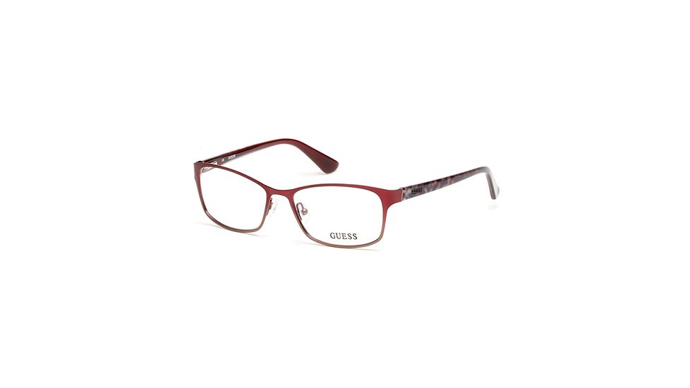 Guess GU2521 Eyeglass Frames - Bordeaux Frame Color