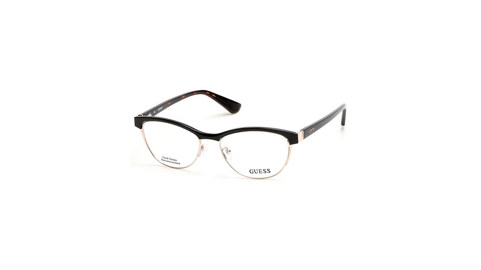 Guess GU2523 Eyeglass Frames - Shiny Black Frame Color