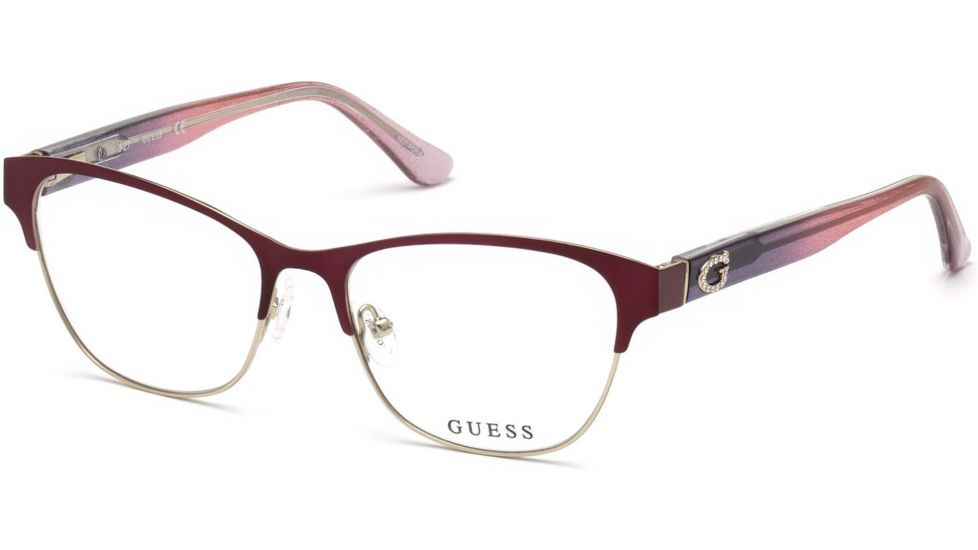 Guess GU2679 Eyeglass Frames - Matte Violet Frame Color