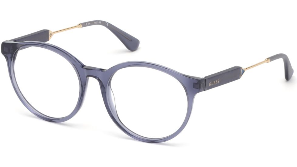 Guess GU2719 Eyeglass Frames - Shiny Blue Frame Color, Shiny Blue Lens Color