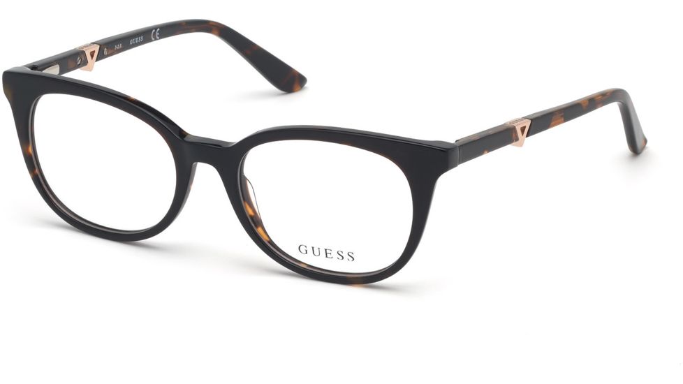 Guess GU2732-F Bifocal Prescription Eyeglasses - Dark Havana Frame, Dark Havana Lenses, 53 mm Lens Diameter GU2732-F53052