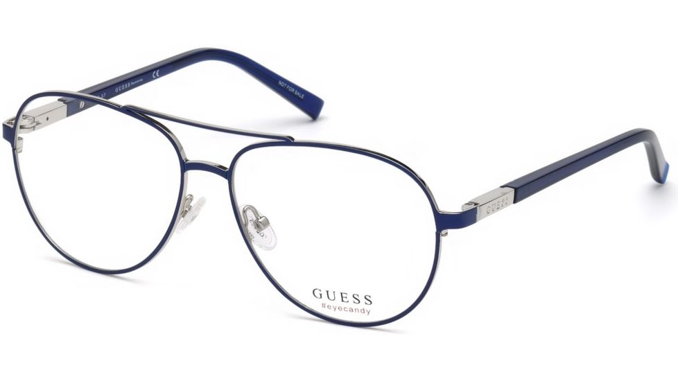 Guess GU3029 Eyeglass Frames - Blue Frame Color