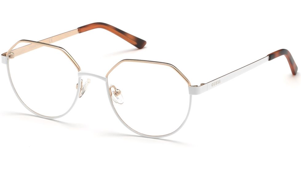 Guess GU3042 Eyeglass Frames - White Frame Color