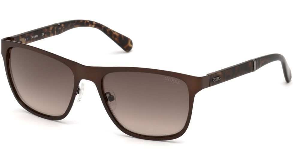 Guess GU6891 Sunglasses - Matte Dark Brown Frame Color