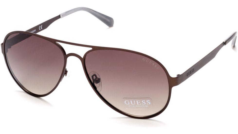 Guess GU6897 Sunglasses - Matte Dark Brown Frame Color