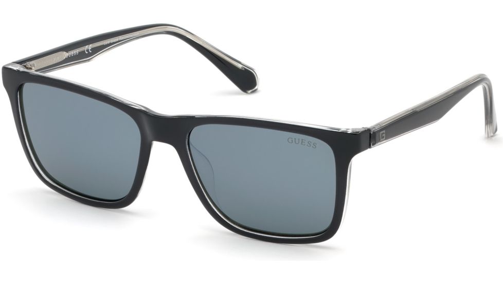 Guess GU6935 Sunglasses - Black Frame Color, Smoke Mirror Lens Color