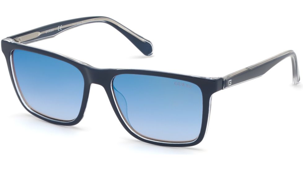 Guess GU6935 Sunglasses - Blue Frame Color, Gradient Blue Lens Color
