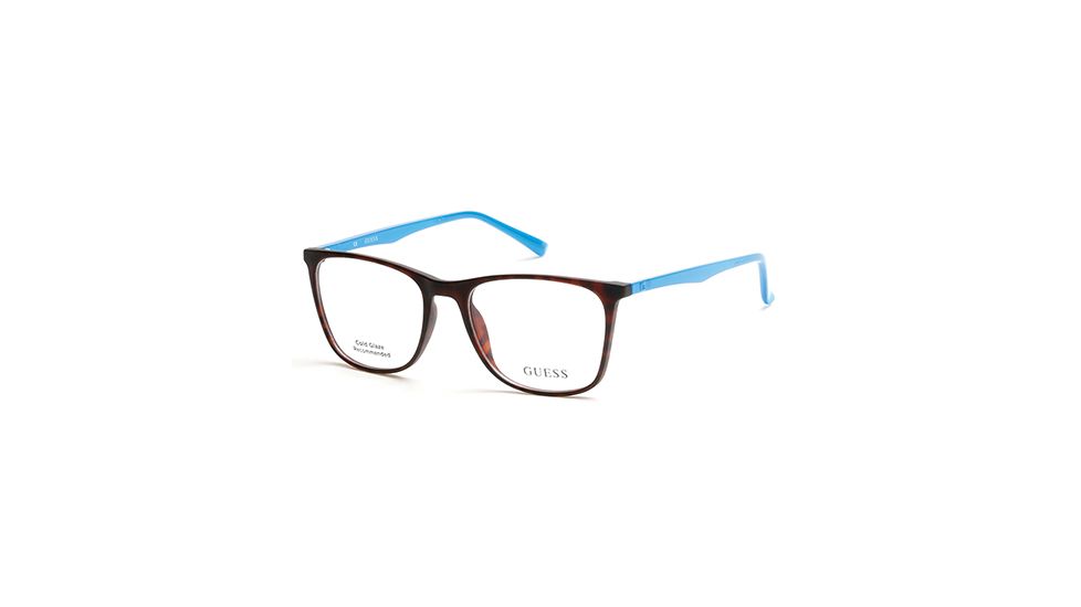 Guess GU9150 Eyeglass Frames - Dark Havana Frame Color