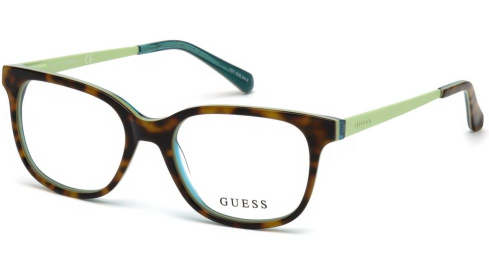 Guess GU9175 Eyeglass Frames - Dark Havana Frame Color, Dark Havana Lens Color