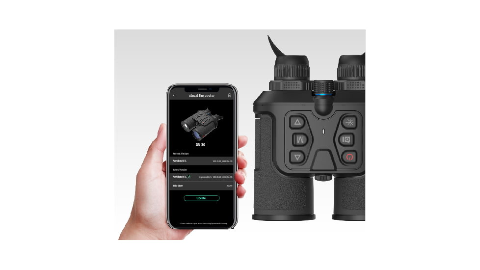 Guide USA DN Series DN30 1.9-15.2x30mm Night Vision Binocular, 3840x2160, Black, DN30