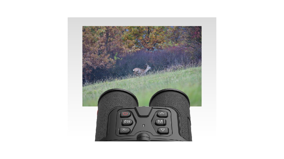 Guide USA DN Series DN30 1.9-15.2x30mm Night Vision Binocular, 3840x2160, Black, DN30