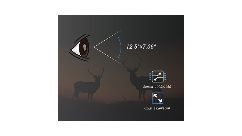 Guide Sensmart DR Series DR30 2.1-16.8x30mm Night Vision Rifle Scope, 1920x1080, Black, DR30