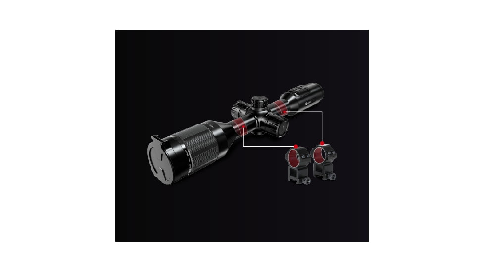 Guide Sensmart DU Series DU50 3.1-8x50mm Night Vision Rifle Scope, 1920x1080, Black, DU50