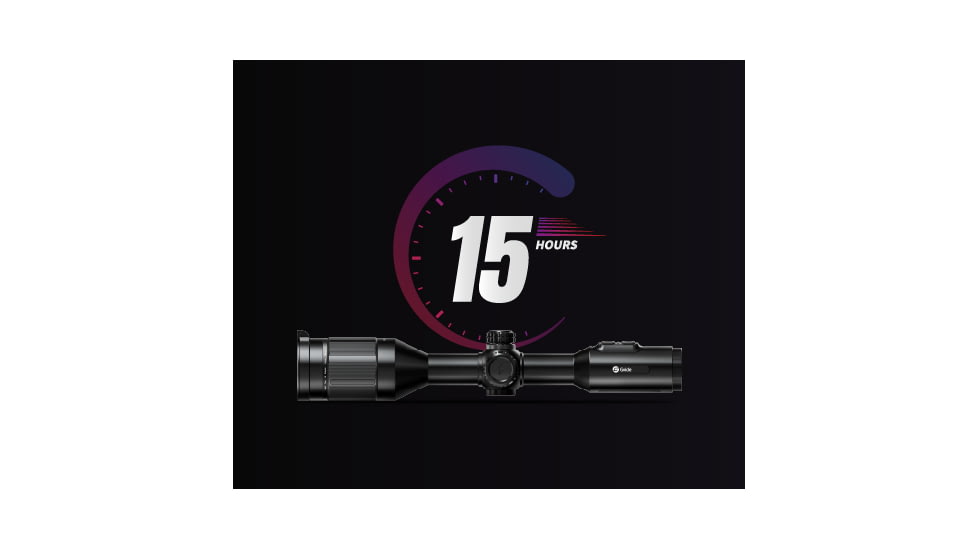 Guide Sensmart DU Series DU50 3.1-8x50mm Night Vision Rifle Scope, 1920x1080, Black, DU50