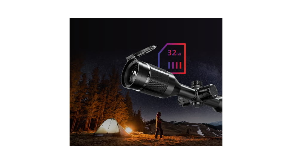 Guide Sensmart DU Series DU50 3.1-8x50mm Night Vision Rifle Scope, 1920x1080, Black, DU50