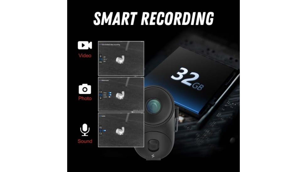 Guide USA TD633 LRF 2x35mm 30mm Tube Thermal Imaging Monoculars, 640x512, Black, TD633L