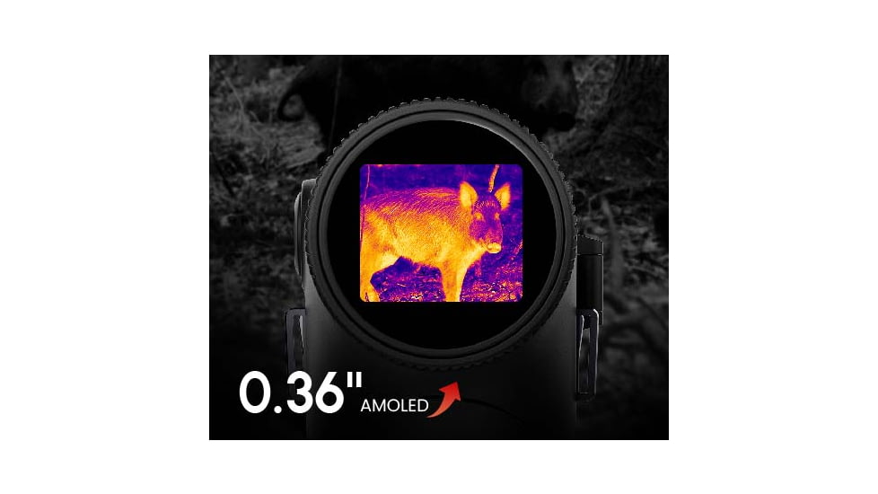Guide Sensmart TD 653 2.6x50mm 30mm Tube Thermal Imaging Monoculars, LRF, Black, TD653L