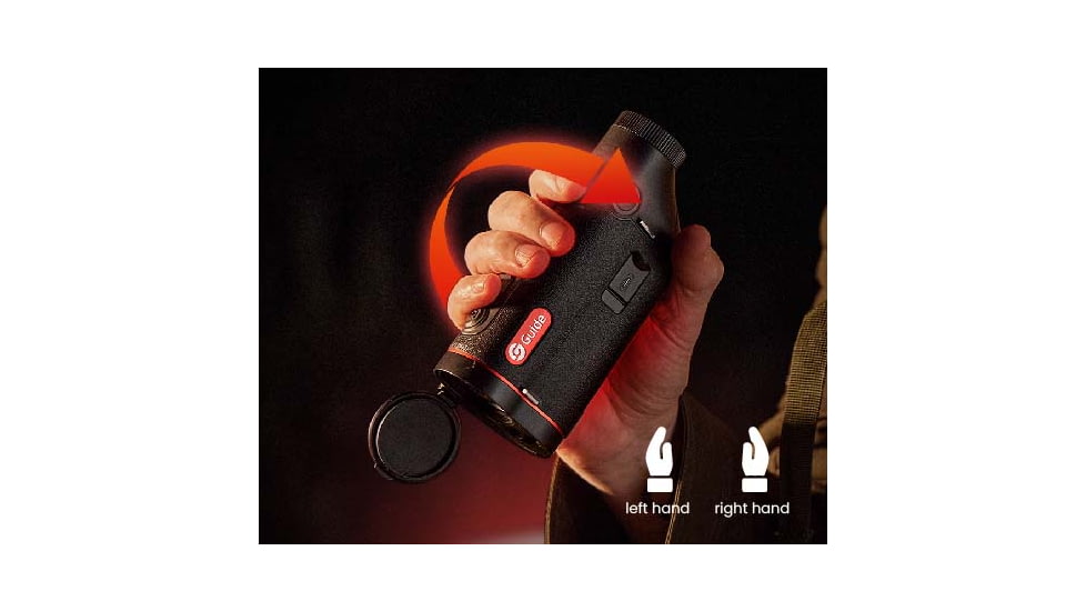 Guide Sensmart TD 653 2.6x50mm 30mm Tube Thermal Imaging Monoculars, LRF, Black, TD653L