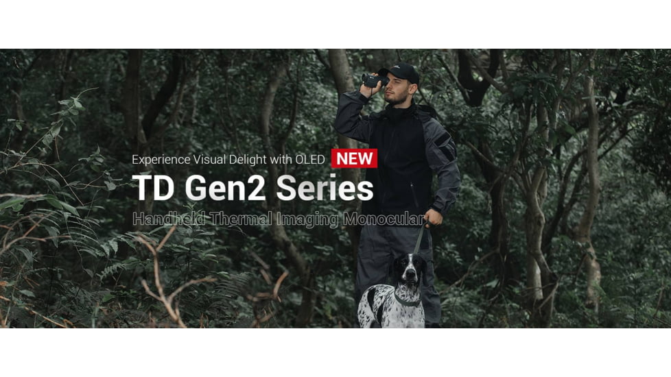 Guide Sensmart TD Gen2 Series TD411 1.4-5.6x19mm Thermal Monocular, 384x288, Black, TD411