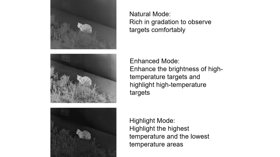 Guide Sensmart TK Gen2 Series TK421 1.7-6.8x25mm Thermal Monocular, 400x300, Black, TK421
