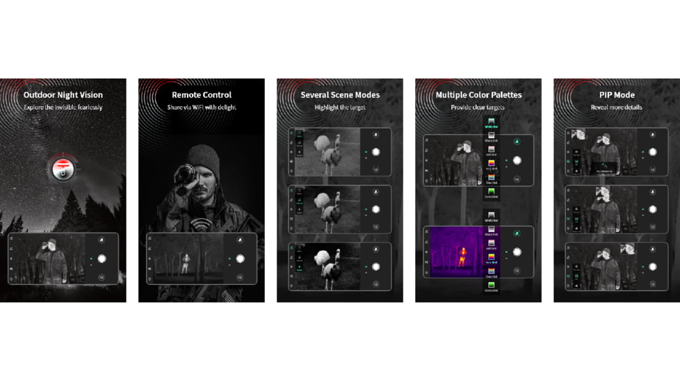 Guide Sensmart TK Gen2 Series TK421 1.7-6.8x25mm Thermal Monocular, 400x300, Black, TK421