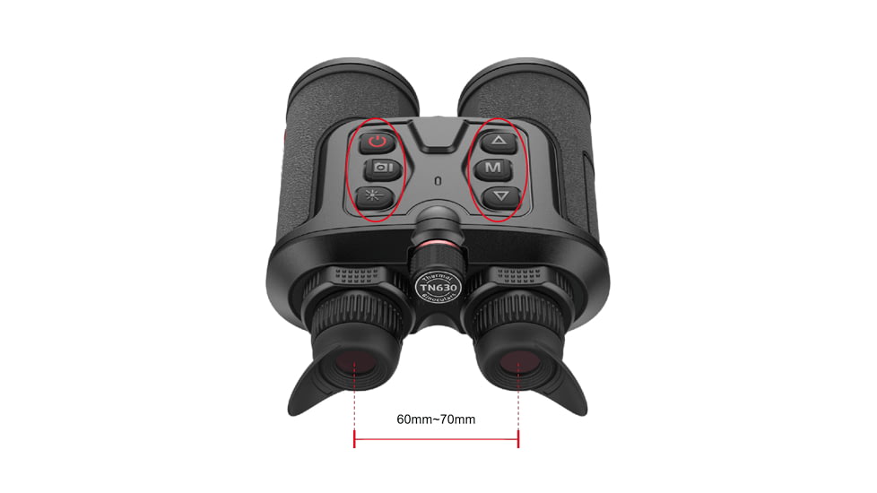Guide Sensmart TN series LRF TN650 2.8-22.4x50mm Thermal Binocular, 640x480, Black, TN650LRF
