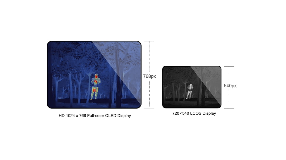 Guide Sensmart TN series LRF TN650 2.8-22.4x50mm Thermal Binocular, 640x480, Black, TN650