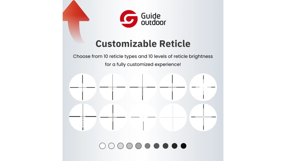 Guide USA TR Series 430A 3.3-13.2x35mm Thermal Rifle scope, 50 Hz, 400x300, TR430-A