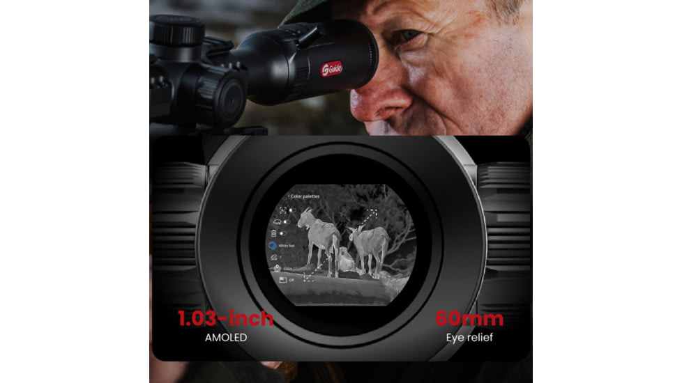 Guide USA TU650 LRF PRO 3.7-29.6x50mm 30mm Tube Thermal Rifle Scope