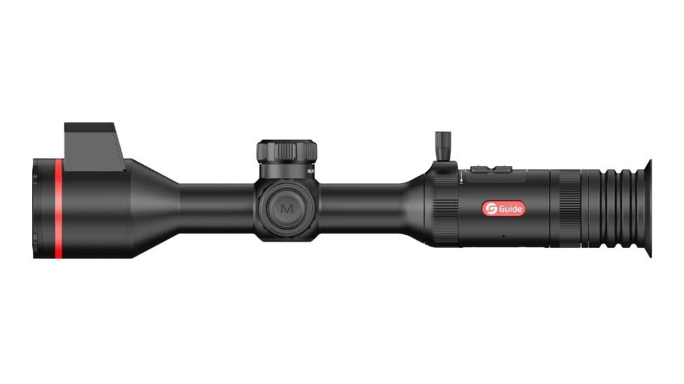 Guide USA TU435 LRF 3.0 4.4-17.6x35mm 30mm Tube Thermal Rifle Scope, 50Hz, 400x300, Black, Small, TU435L