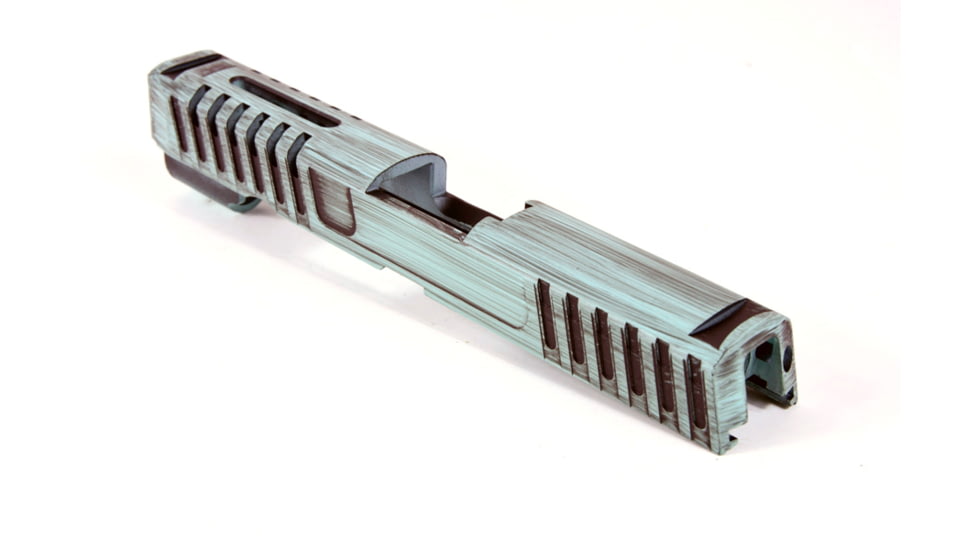 Gun Cuts Annihilator for Sig Sauer, P320 Full Size/ M17, No Optic Cut, Battleworn Robbins Egg Blue, GC-P320F-ANH-REBBW-NO