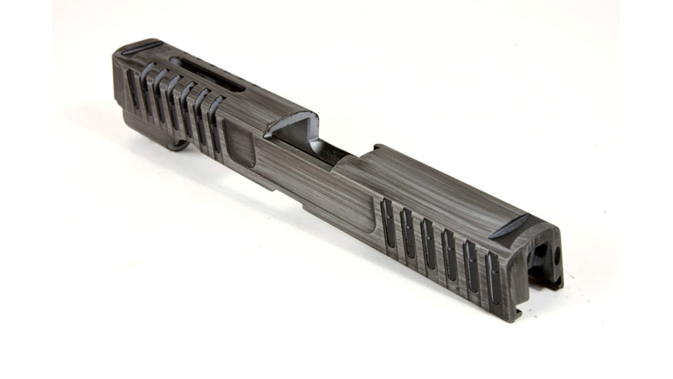 Gun Cuts Annihilator for Sig Sauer, P320 Full Size/ M17, No Optic Cut, Battleworn Silver, GC-P320F-ANH-CSIBW-NO