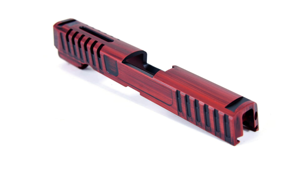 Gun Cuts Annihilator for Sig Sauer, P320 Full Size/ M17, No Optic Cut, Battleworn USMC Red, GC-P320F-ANH-UREBW-NO