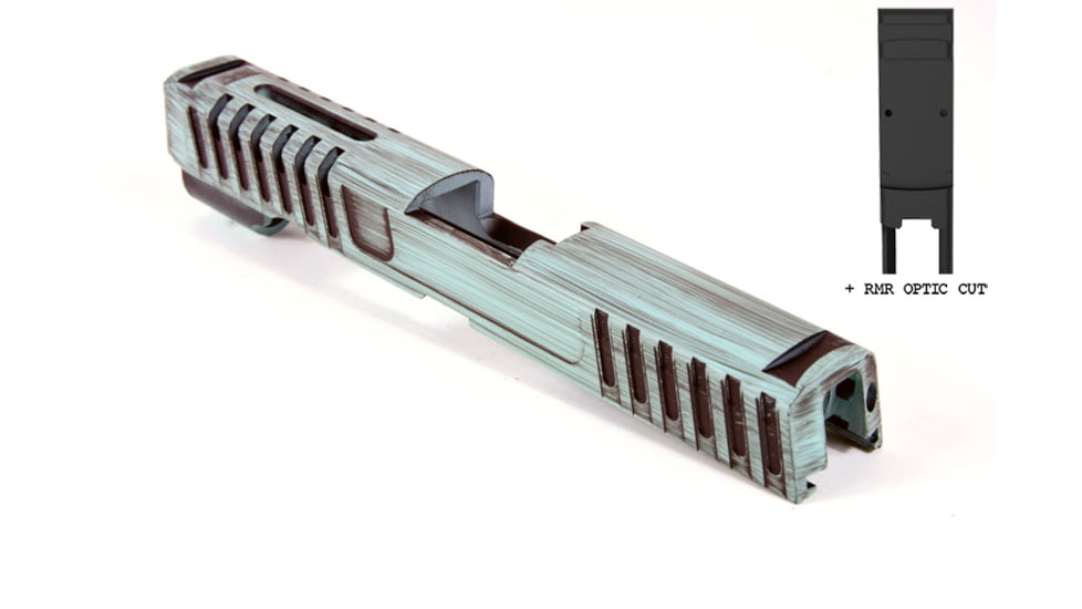 Gun Cuts Annihilator for Sig Sauer P320 Full Size/M17, Optic Cut, Battleworn Robbins Egg Blue, GC-P320F-ANH-REBBW-RMR